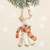 serrv cream reindeer ornament alt