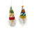 serrv knitted gnome ornaments - set of 2
