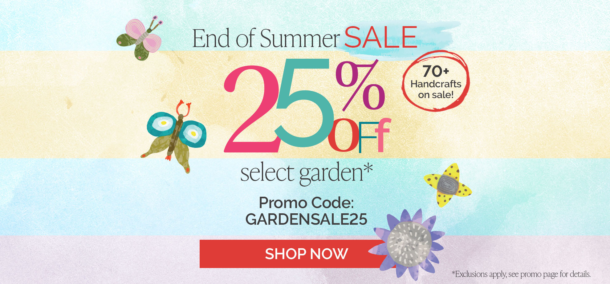 Shop the End of Summer Sale