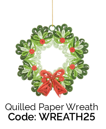 Quilled Paper Wreath
