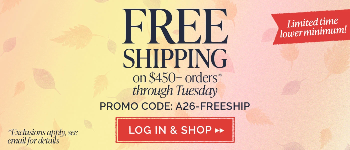 Log in and shop
