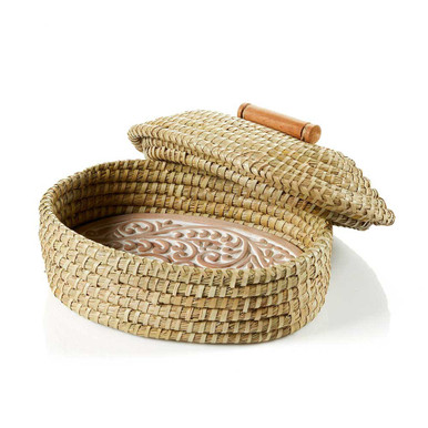 Double Vine Lidded Breadwarmer