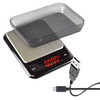 Digital kitchen bowl scale with removable stainless steel bowl