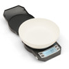Digital kitchen bowl scale with removable stainless steel bowl