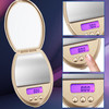 Precision pocket scale with LCD backlit display