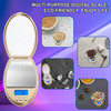 Compact pocket scale with stainless steel platform