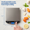 Precision pocket scale with LCD backlit display