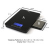 Precision pocket scale with LCD backlit display