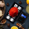 Precision pocket scale with LCD backlit display