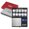Compact pocket weighing scale with protective cover