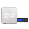 Compact pocket weighing scale with protective cover