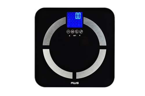 DIGITAL BATHROOM SCALE WITH LCD DISPLAY - 330LBS (Quantum-2K)