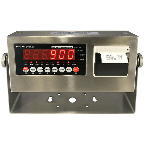 OP-900-SS-P Stainless Steel Indicator with Printer