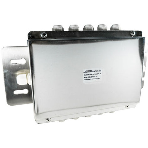 Optima Junction Box (With Summing Card) - Stainless Steel - 10 Channel - 14"(L) x 8"(W) x 3"(H)