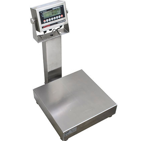 Optima Stainless Steel Washdown Bench Scale 12"x14"x4"(H) 100lbs