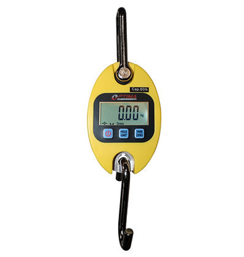 Optima Portable Industrial Hanging Scale 150lbs