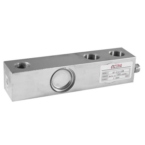 OPTIMA OP-310-SSW-5 5000 LB STAINLESS STEEL SINGLE ENDED BEAM LOAD CELL
