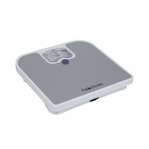Digital bathroom scale with tempered glass platform for accurate body weight