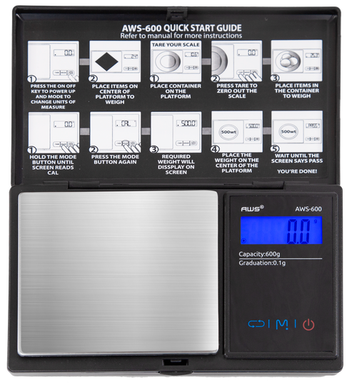 AWS 600g Digital Pocket Scales Series