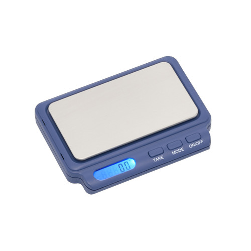 Digital pocket scale with backlit LCD display for precise weighing