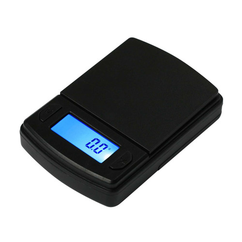 Digital pocket scale with backlit LCD display for precise weighing