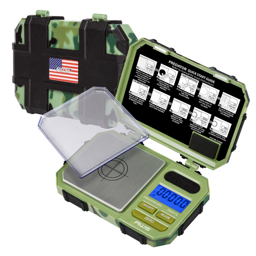 Digital pocket scale with backlit LCD display for precise weighing