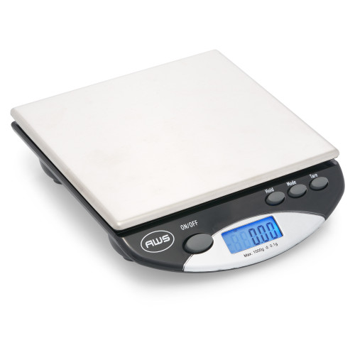 Heavy duty stainless steel bench scale with large platform