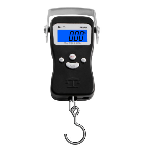 Digital hanging scale with hook for luggage weighing