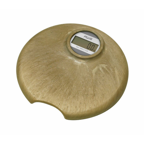 Digital bathroom scale with tempered glass platform for accurate body weight