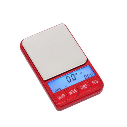 Compact pocket weighing scale with protective cover