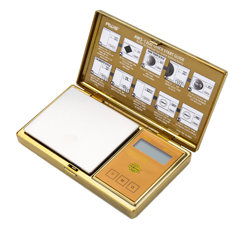 Compact pocket weighing scale with protective cover
