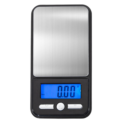 Compact pocket weighing scale with protective cover