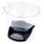 Digital kitchen bowl scale with removable stainless steel bowl