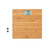 Digital bathroom scale with tempered glass platform for accurate body weight