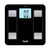 Digital bathroom scale with tempered glass platform for accurate body weight