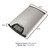 Compact pocket scale with stainless steel platform