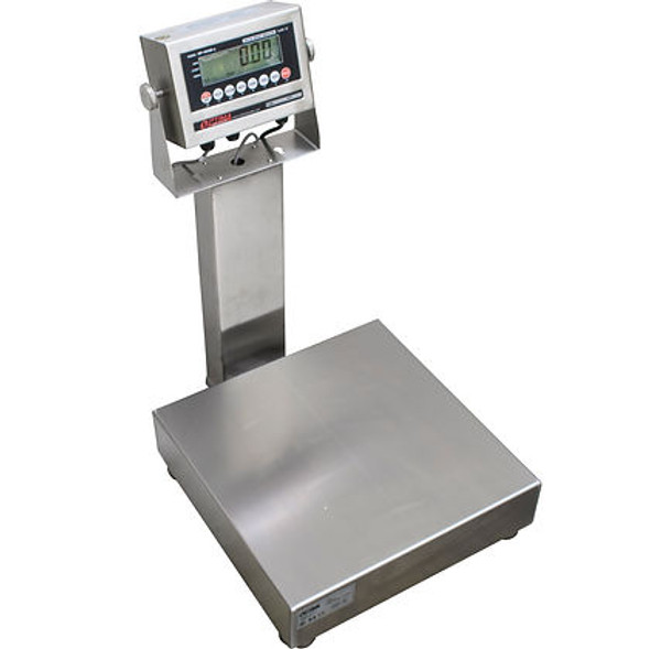 Optima Stainless Steel Washdown Bench Scale 18"x24"x5.5"(H) 500lbs