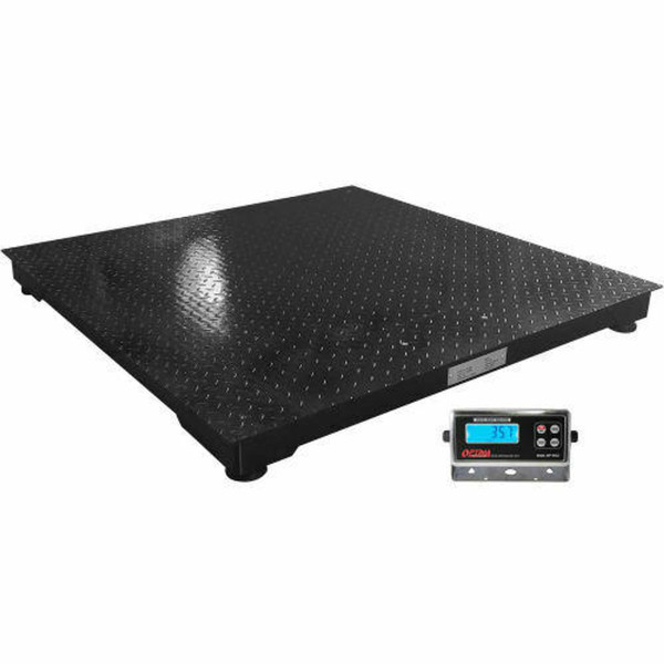 OPTIMA OP-916 FLOOR SCALE, 5' X 5', 10,000 LBS. X 2 LB