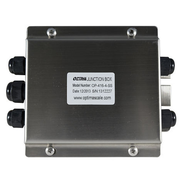Optima Junction Box (With Summing Card) - Stainless Steel - 4 Channel - 6"(L) x 4.5"(W) x 1.5"(H)