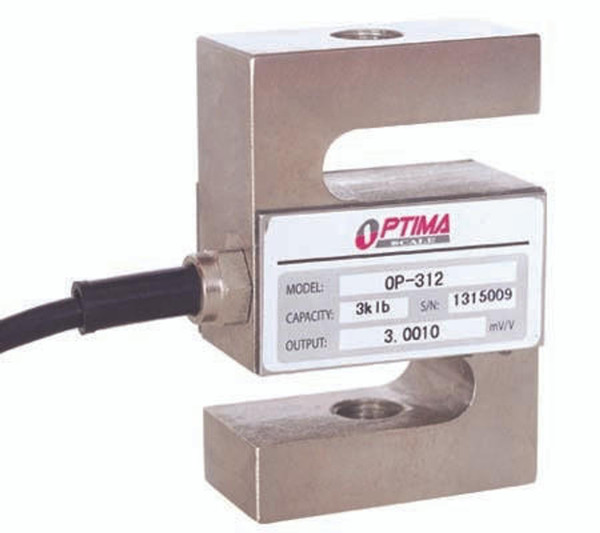 OPTIMA OP-312-2.5 2500 LB S-BEAM LOAD CELL, NTEP