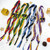 Personalized Tri-Color Graduation Lei, Custom 3 Ribbon Colors