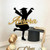 Personalized Graduation Cake Topper???Custom Acrylic Silhouette Boy Girl