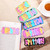 Personalized Flower Heart Bright Colored Letter Magnet Bookmark Personalized Flower Heart Bright Colored Letter Magnet Bookmark