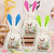 Customizable Easter Bunny Ear Gift Bag with Personalized Name