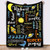 Custom Cartoon Name Blanket - Soft Flannel