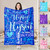 Custom Name Blanket for Boys & Girls - Soft Flannel Personalized Throw