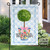 Topiary Garden Flag, Grandmillennial Porch Flag, Cottagecore Pink Flag, Summer Garden Decor Topiary Garden Flag, Grandmillennial Porch Flag, Cottagecore Pink Flag, Summer Garden Decor