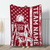 Personalized Football Team Blanket: Custom Name & Number Personalized Football Team Blanket: Custom Name & Number