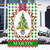 Personalized Chinoiserie Christmas Tree Garden Flag: Argyle Holiday House Flag Outdoor Decor