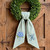 Hydrangea Wreath Sash with Ricrac Edge, Door Decor